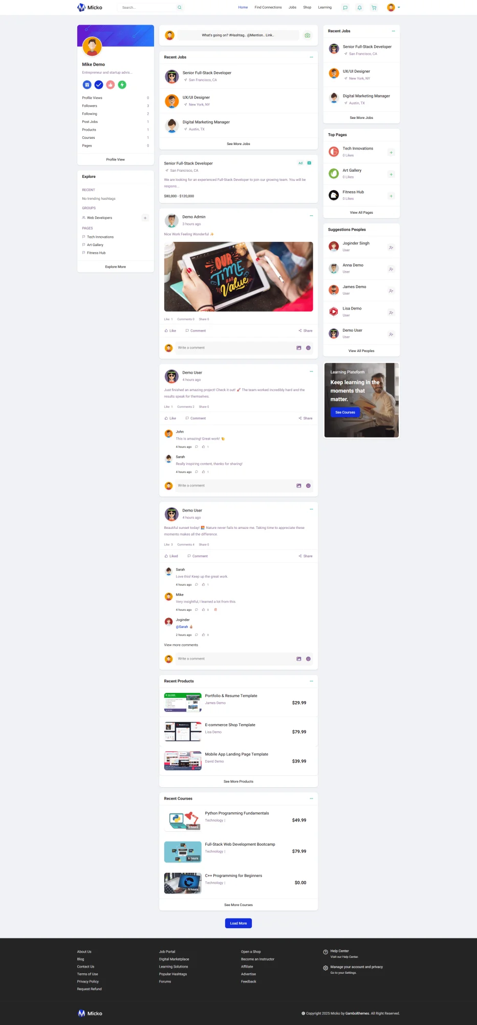 Micko – All-in-One Digital Marketplace, LMS &amp;amp; Community Platform